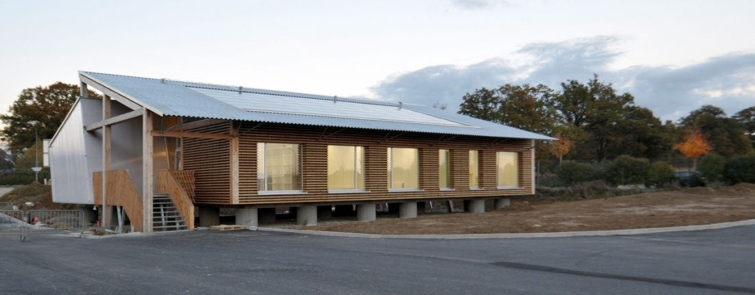 Ateliers communaux en ossature bois &agrave; Saint Berthevin (53)